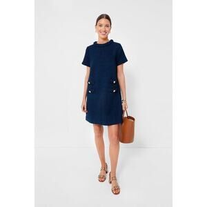 TUCKERNUCK Navy Tweed Jackie Dress Size XXL NWT Retail $268 Tuckernuck